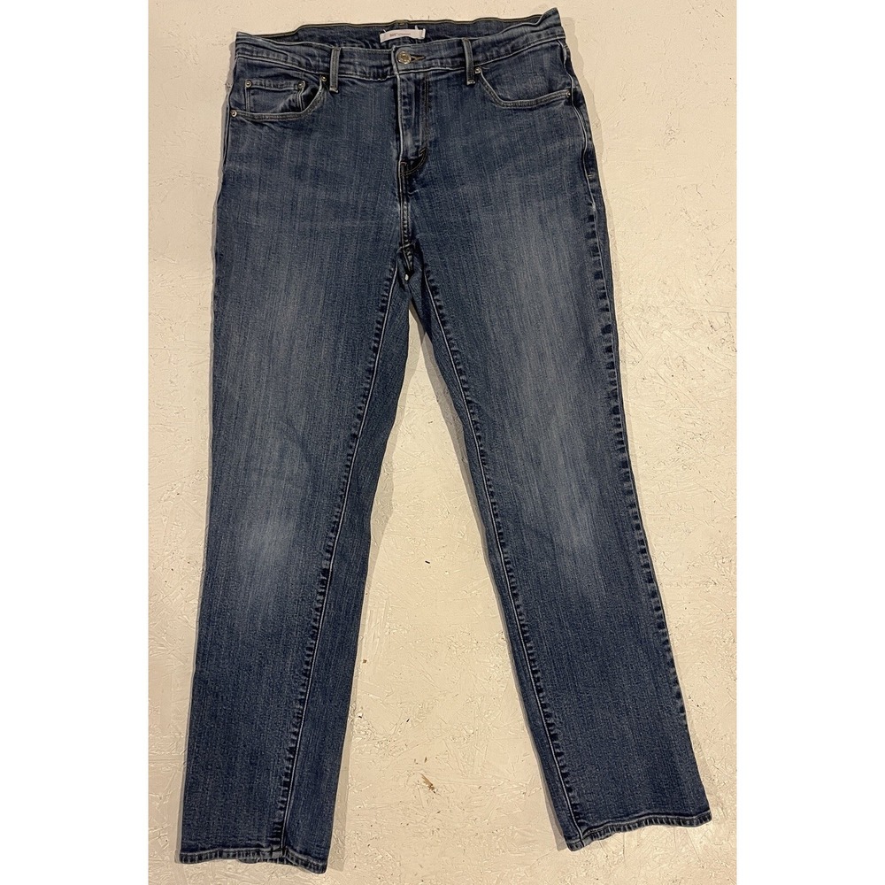 Levi's Jeans Mens 30x32 Blue 505 Regular Fit Straight Leg Cotton Denim Pants